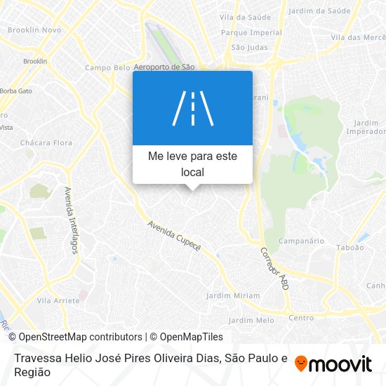 Travessa Helio José Pires Oliveira Dias mapa