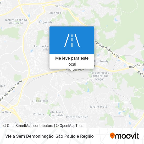 Viela Sem Demoninação mapa