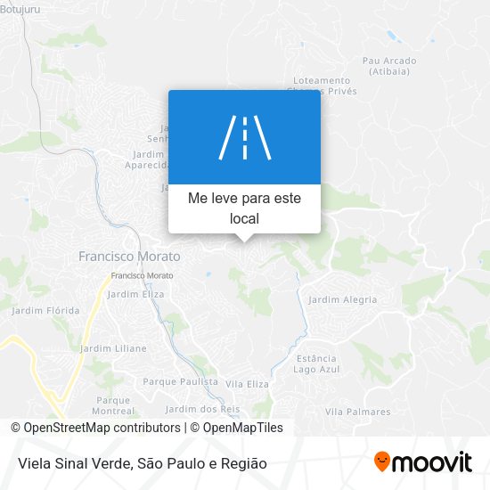 Viela Sinal Verde mapa