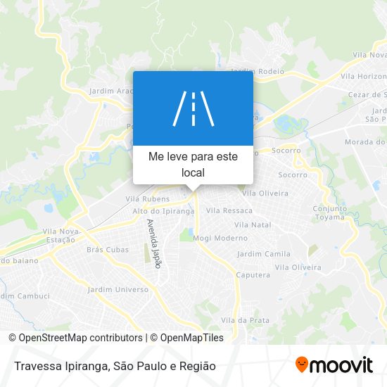 Travessa Ipiranga mapa