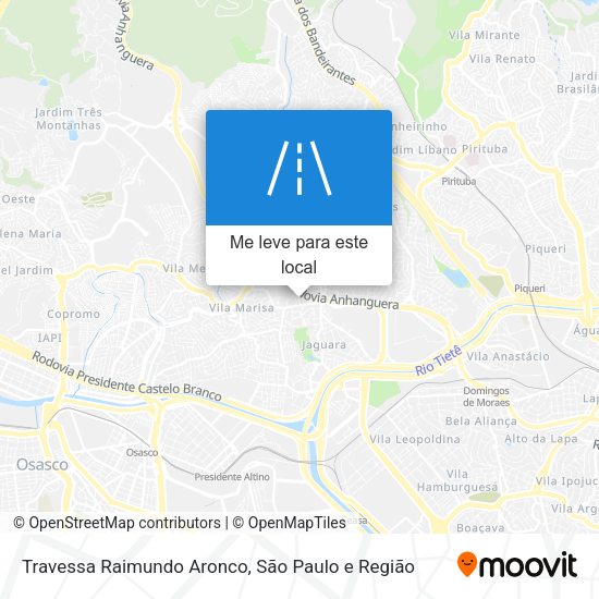 Travessa Raimundo Aronco mapa
