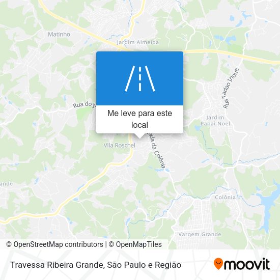 Travessa Ribeira Grande mapa