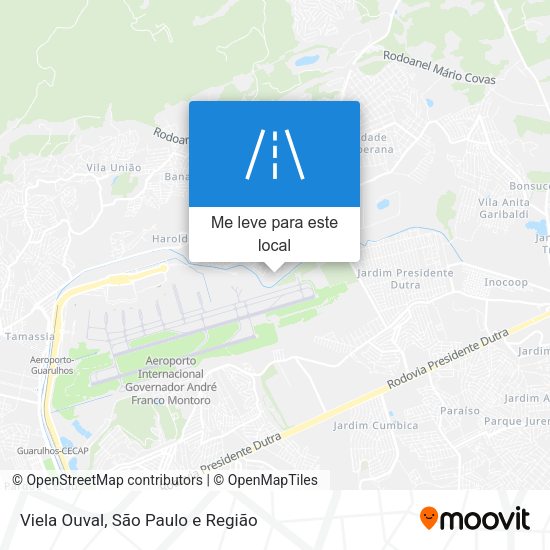 Viela Ouval mapa