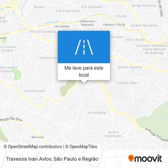 Travessa Ivan Avlov mapa