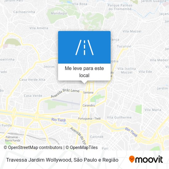 Travessa Jardim Wollywood mapa
