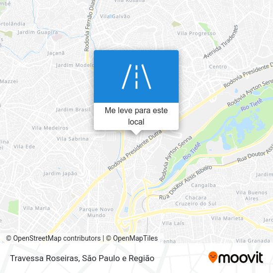 Travessa Roseiras mapa