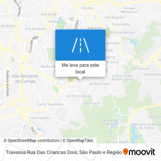 Travessa Rua Das Criancas Dois mapa