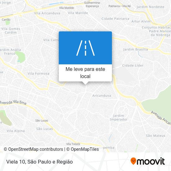 Viela 10 mapa