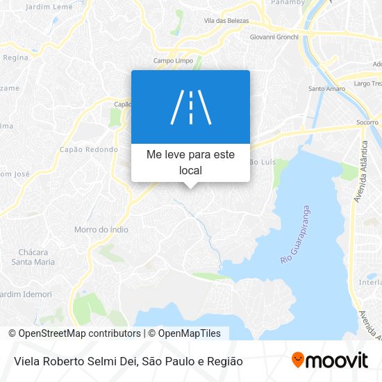Viela Roberto Selmi Dei mapa