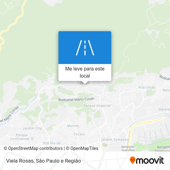 Viela Rosas mapa