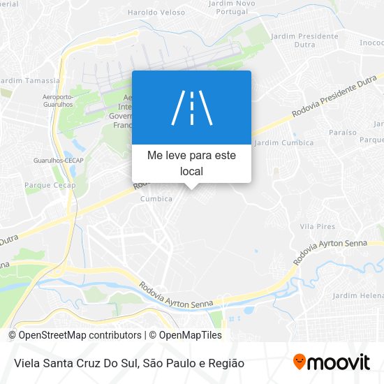 Viela Santa Cruz Do Sul mapa