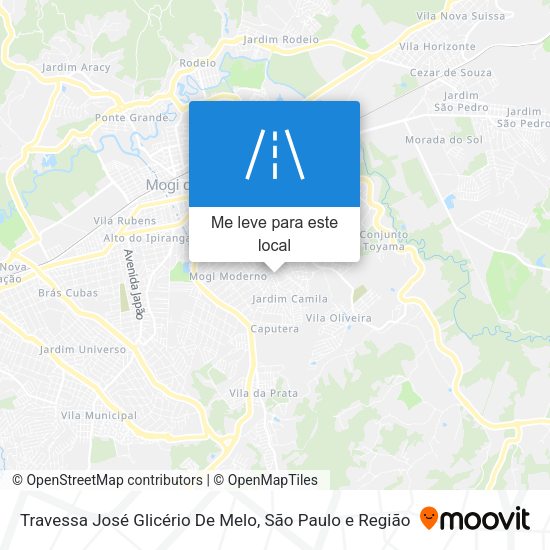 Travessa José Glicério De Melo mapa
