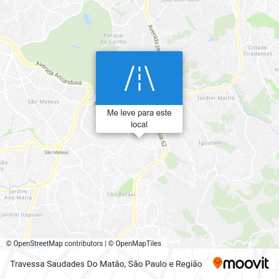Travessa Saudades Do Matão mapa
