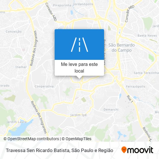 Travessa Sen Ricardo Batista mapa