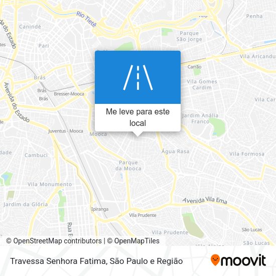 Travessa Senhora Fatima mapa