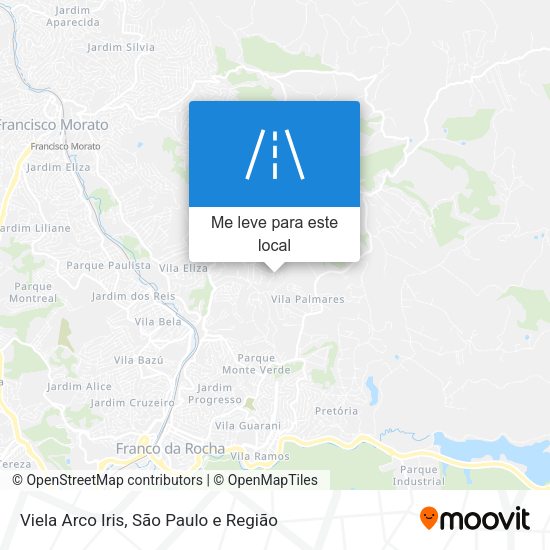 Viela Arco Iris mapa