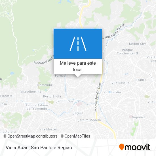 Viela Auari mapa
