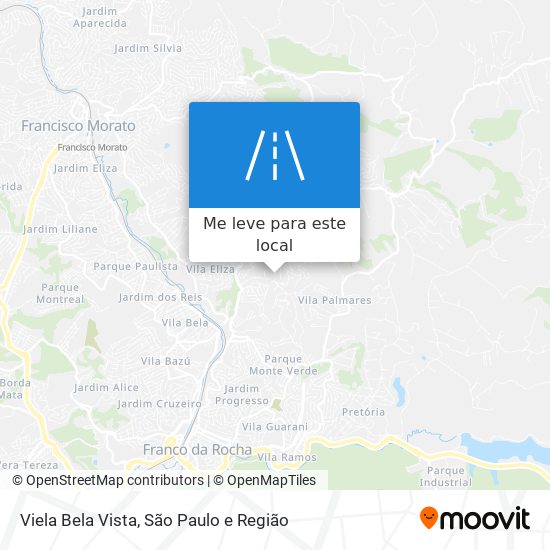 Viela Bela Vista mapa