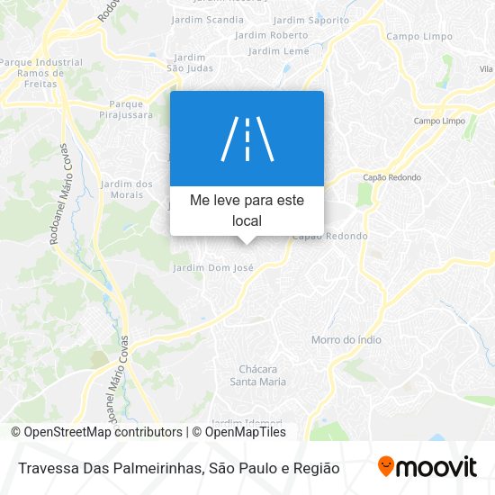 Travessa Das Palmeirinhas mapa