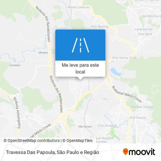 Travessa Das Papoula mapa