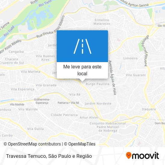 Travessa Temuco mapa