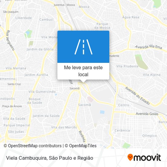 Viela Cambuquira mapa