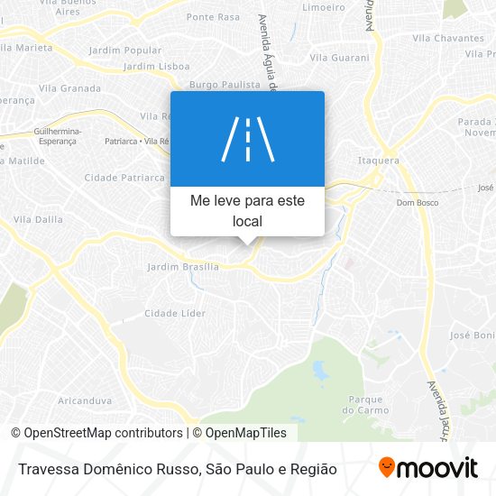Travessa Domênico Russo mapa