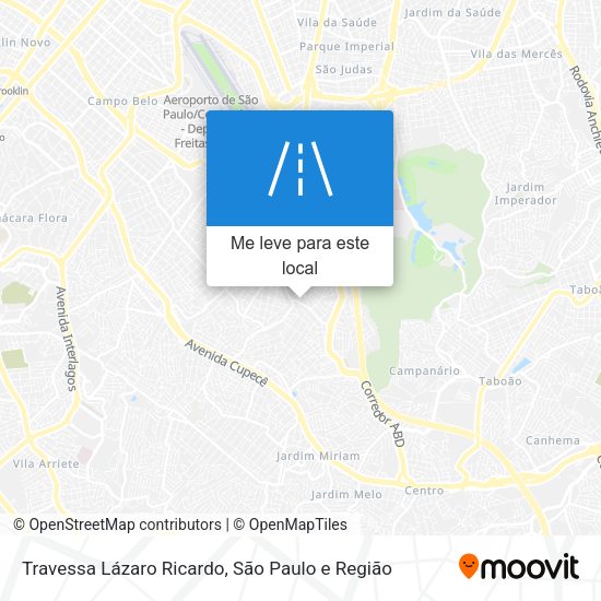 Travessa Lázaro Ricardo mapa