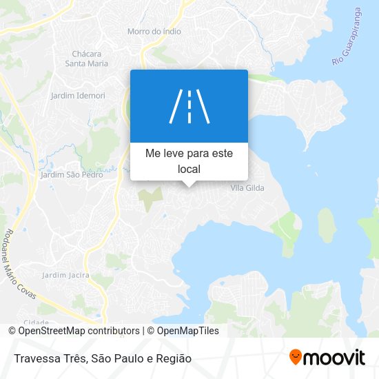 Travessa Três mapa