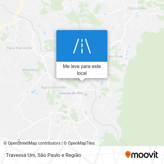 Travessa Um mapa
