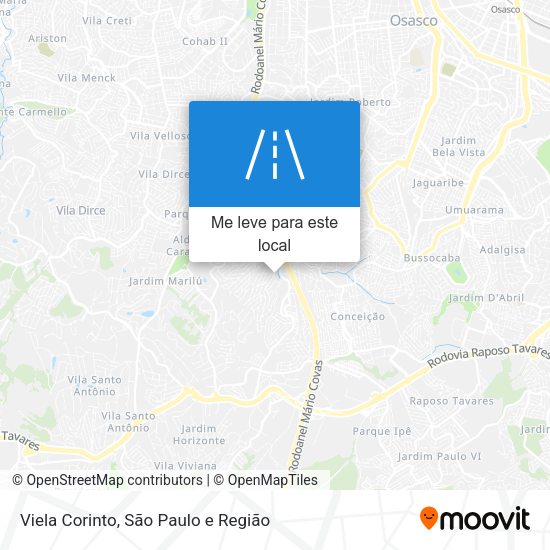 Viela Corinto mapa