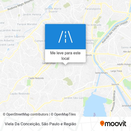 Viela Da Conceição mapa