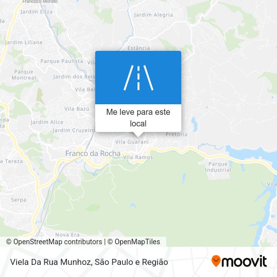 Viela Da Rua Munhoz mapa