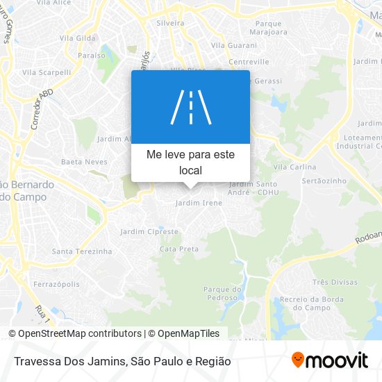 Travessa Dos Jamins mapa