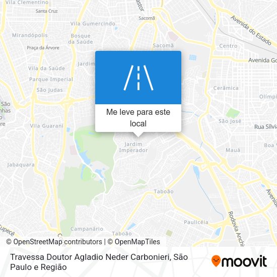 Travessa Doutor Agladio Neder Carbonieri mapa