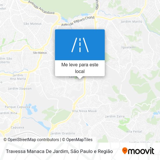 Travessa Manaca De Jardim mapa
