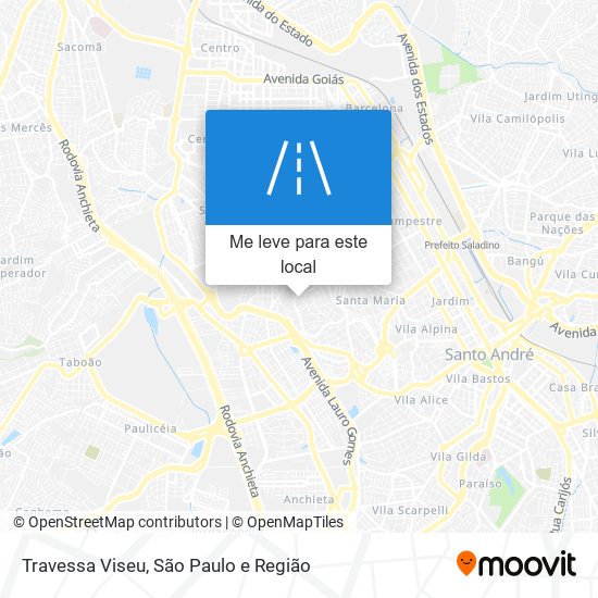 Travessa Viseu mapa