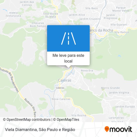 Viela Diamantina mapa