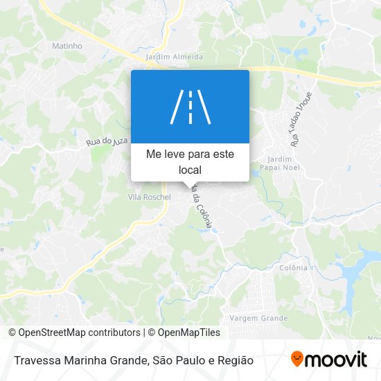 Travessa Marinha Grande mapa