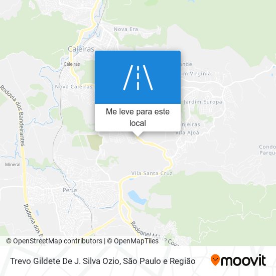 Trevo Gildete De J. Silva Ozio mapa