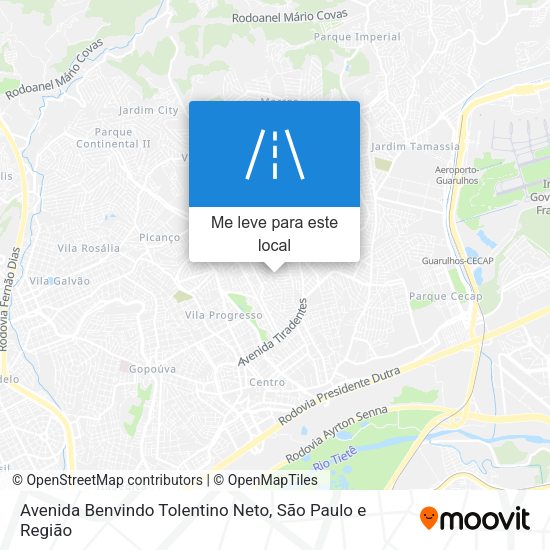 Avenida Benvindo Tolentino Neto mapa