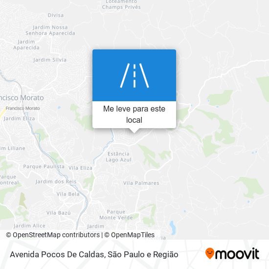 Avenida Pocos De Caldas mapa