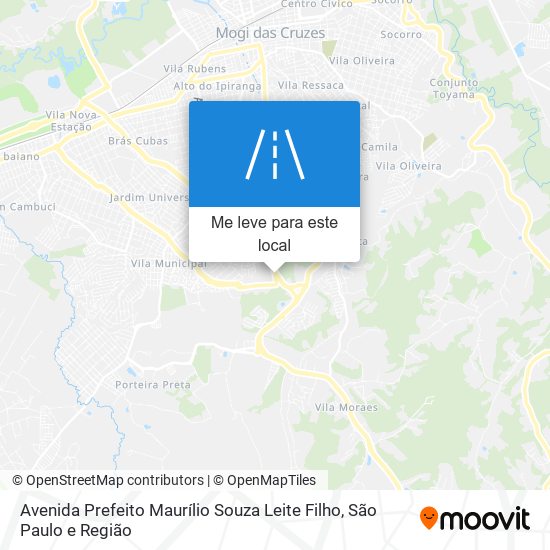 Avenida Prefeito Maurílio Souza Leite Filho mapa