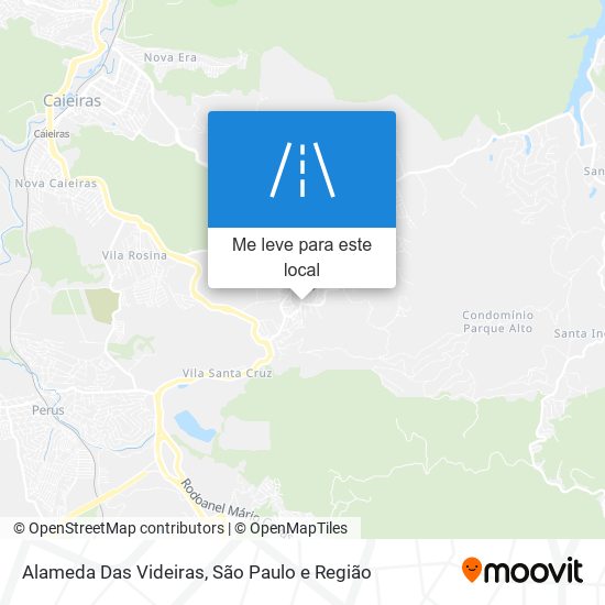 Alameda Das Videiras mapa