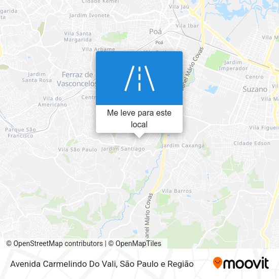Avenida Carmelindo Do Vali mapa
