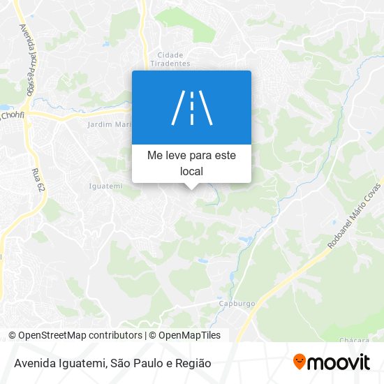 Avenida Iguatemi mapa