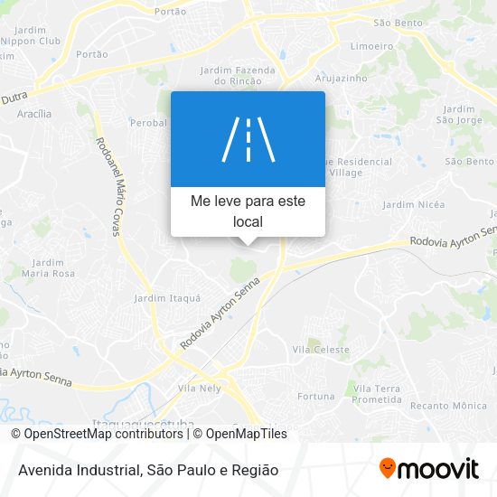 Avenida Industrial mapa