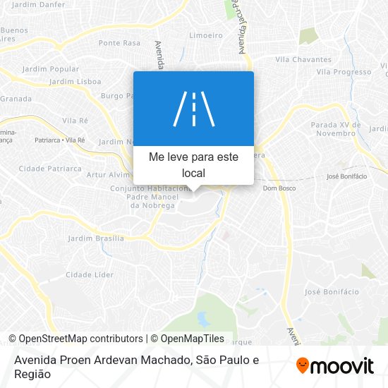 Avenida Proen Ardevan Machado mapa
