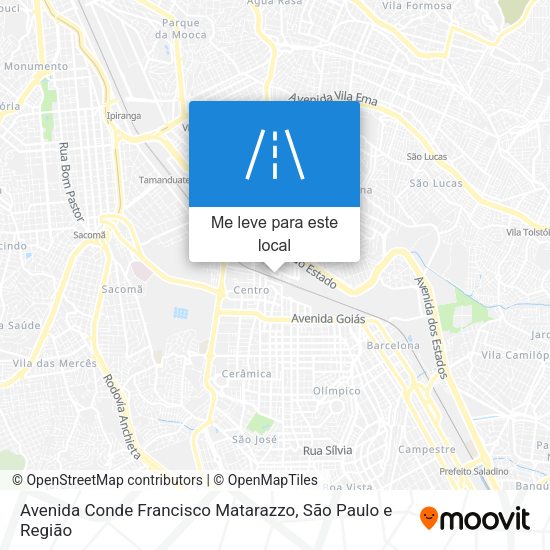 Avenida Conde Francisco Matarazzo mapa
