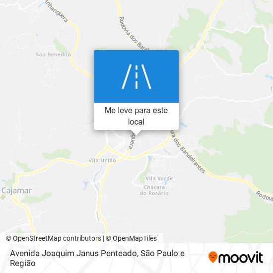 Avenida Joaquim Janus Penteado mapa